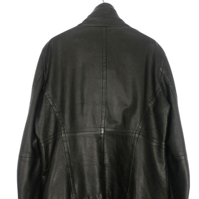 ユリウス JULIUS 23AW ジャットネック レザーライダースジャケット