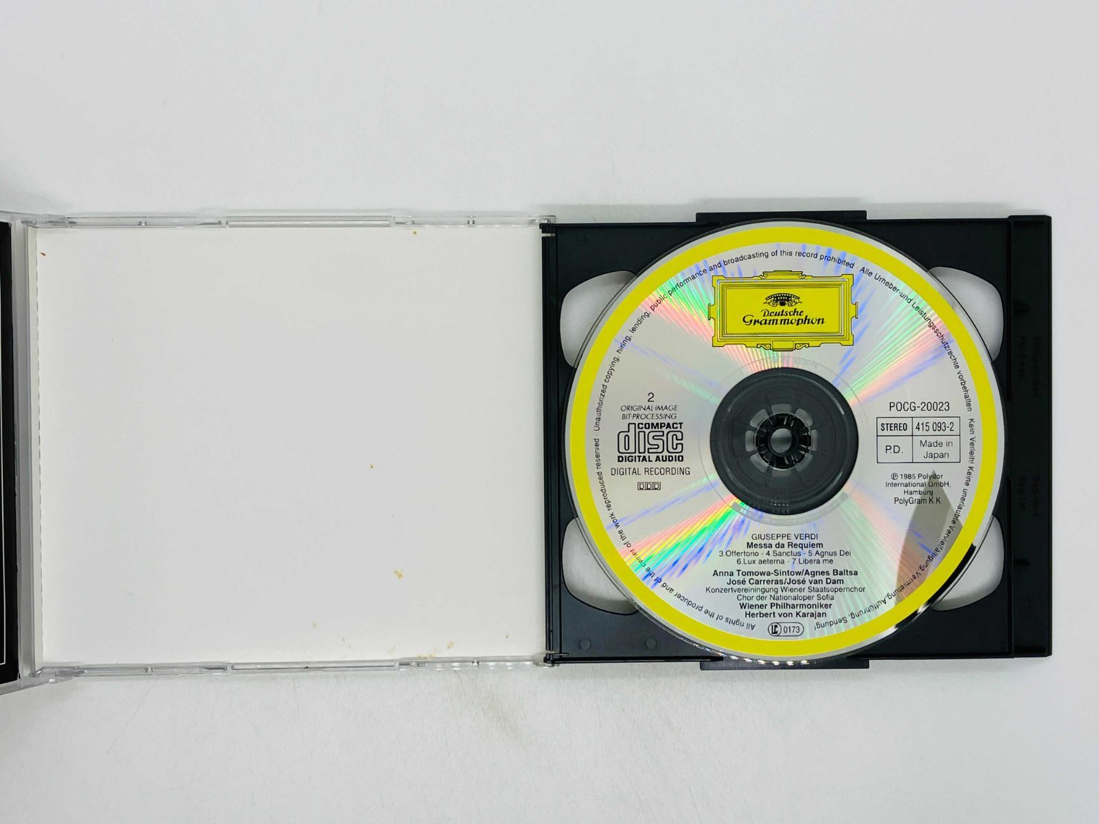 2CD ヴェルディ レクィエム カラヤン＝ウィーン