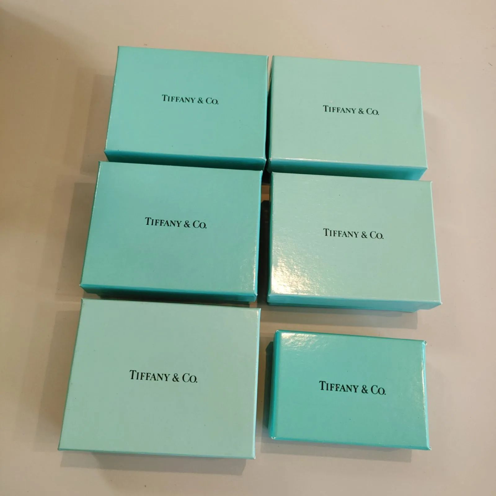 日本品　Tiffany&co. ティファニー　空箱　5個 Tiffany ティファニー 空箱5つ - メルカリ