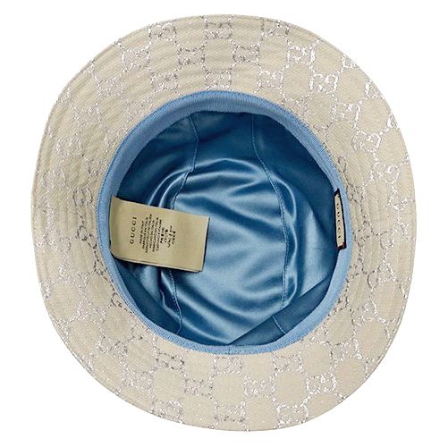 GUCCI キャップ ホワイト GGラメ M WMNS) Gucci GG Lam Baseball Hat 'White' 631953-3HK75-9060