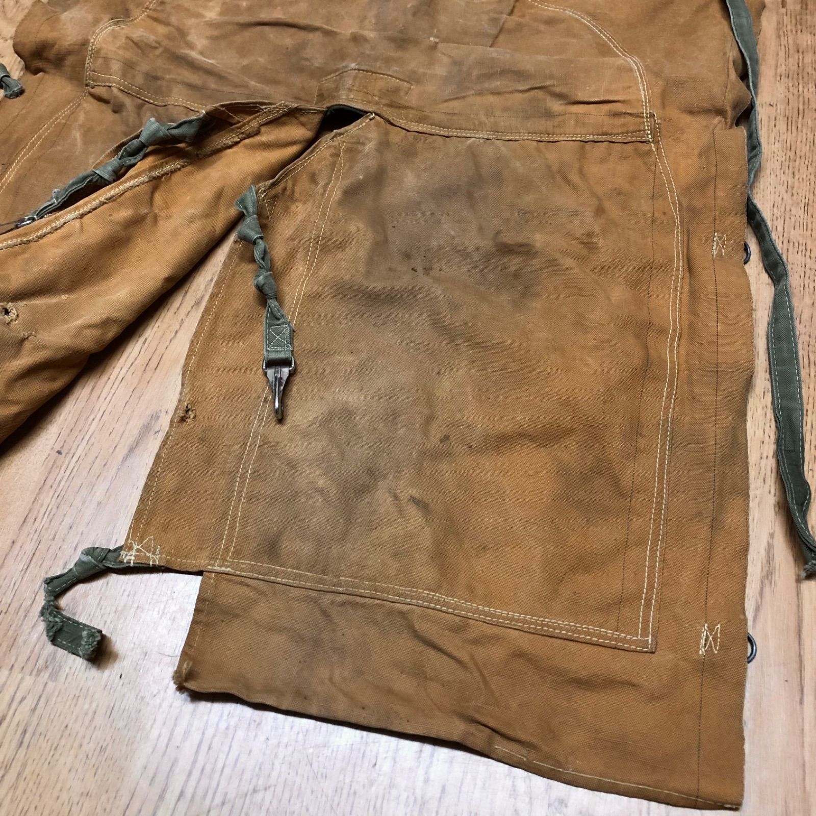  30〜50 s ヴィンテージ品 エプロン ワークエプロン キャンバス アウトドア 作業着 ミリタリー エプロン エプロン 三角巾