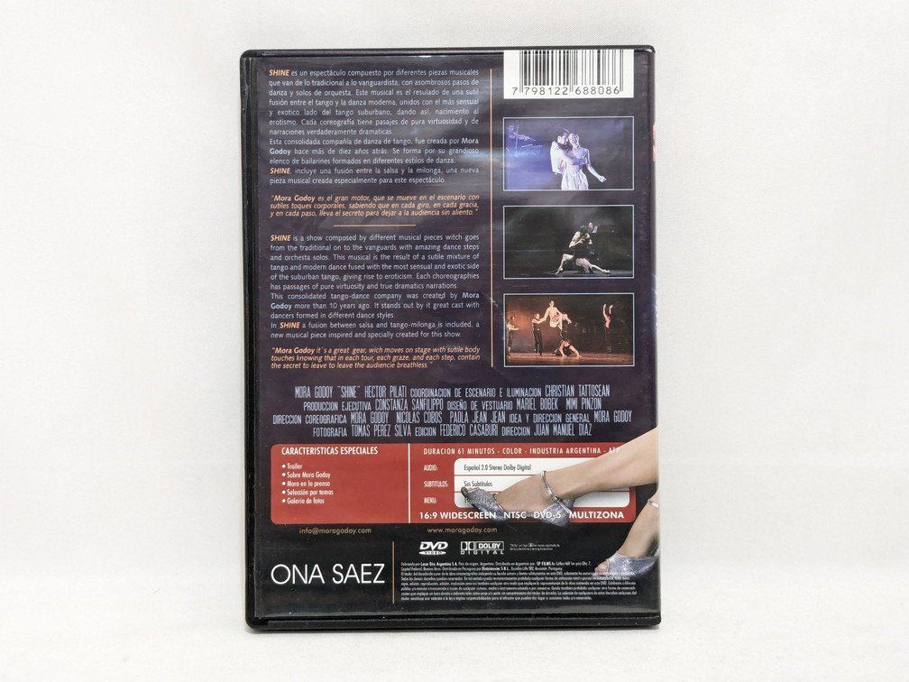 MORA GODOY TANGO SHINE DVD モラ ゴドイ タンゴ ダンス MORA GODOY TANGO SHINE DVD モラ ゴドイ タンゴ ダンス