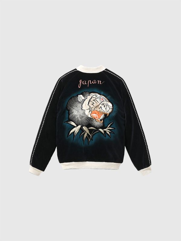 テーラー東洋 スカジャン 港商 別珍 60周年 記念 スペシャルエディション Mid 1950s Style Velveteen Acetate Quilted Souvenir Jacket Stencil Paint TT15809-119