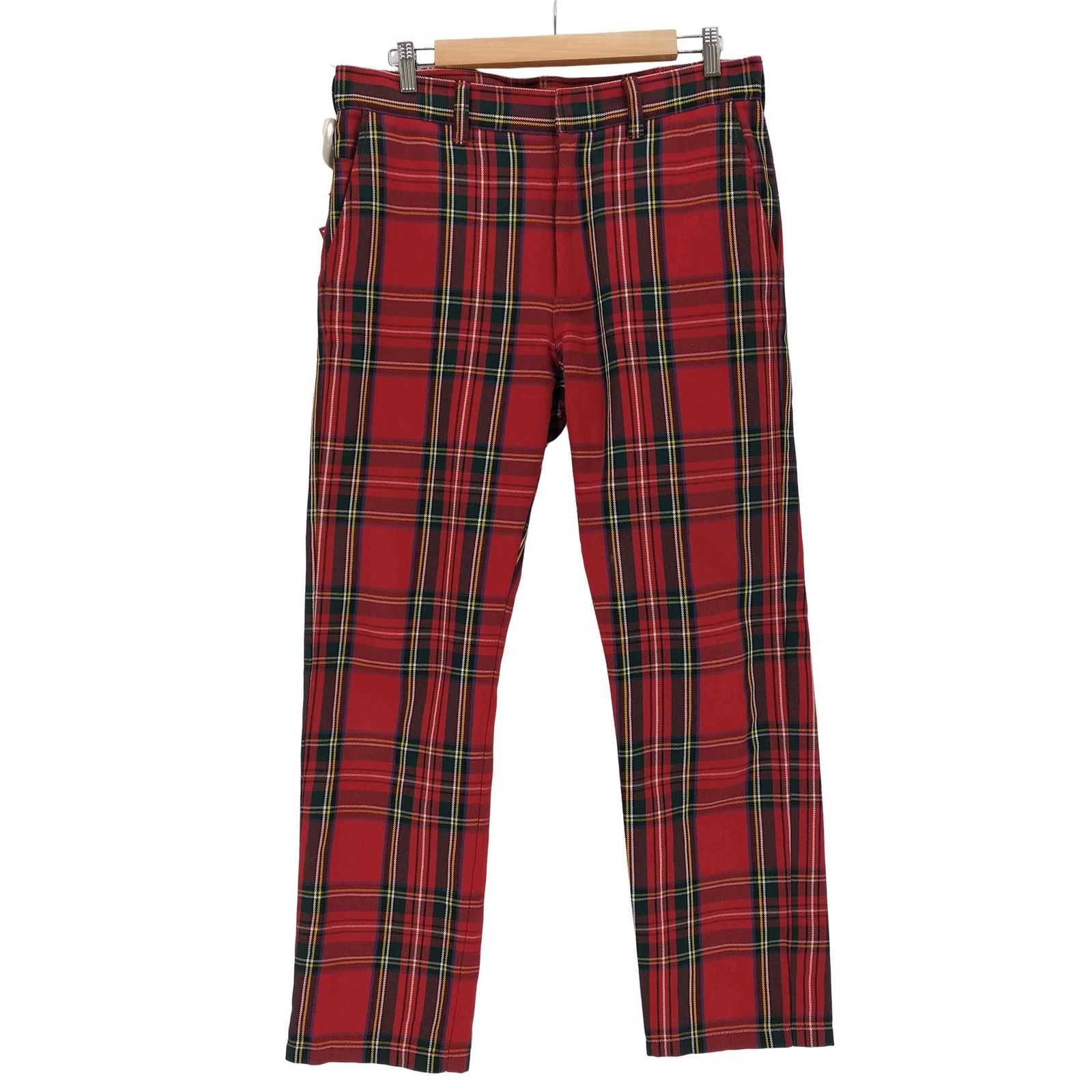 シュプリーム Supreme 17AW WORK PANTS ROYAL STEWART メンズ UK：32 