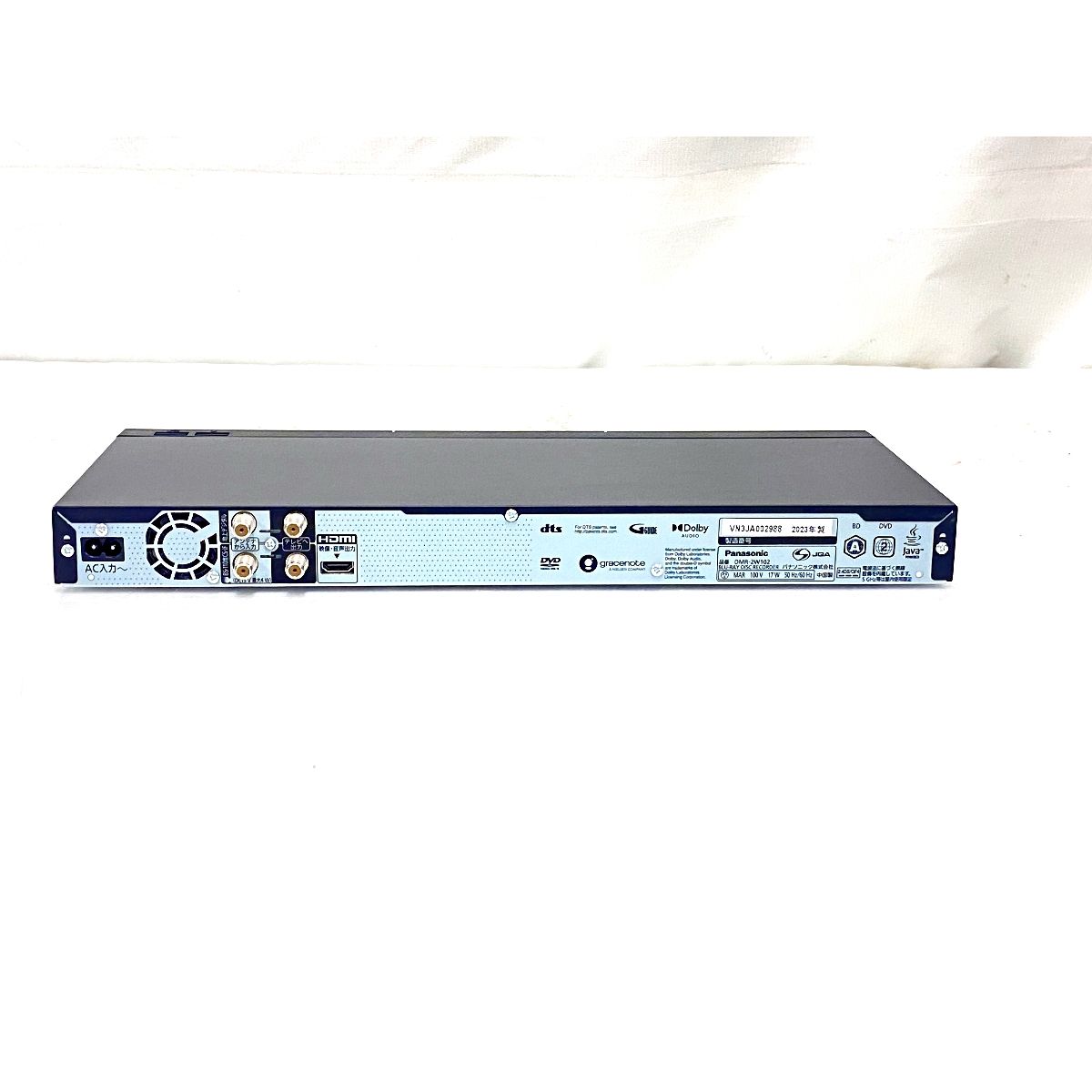 Panasonic DMR-2W102 ブルーレイディスクレコーダー Blu-ray Panasonic DMR-2W102 ブルーレイディスクレコーダー Blu-ray