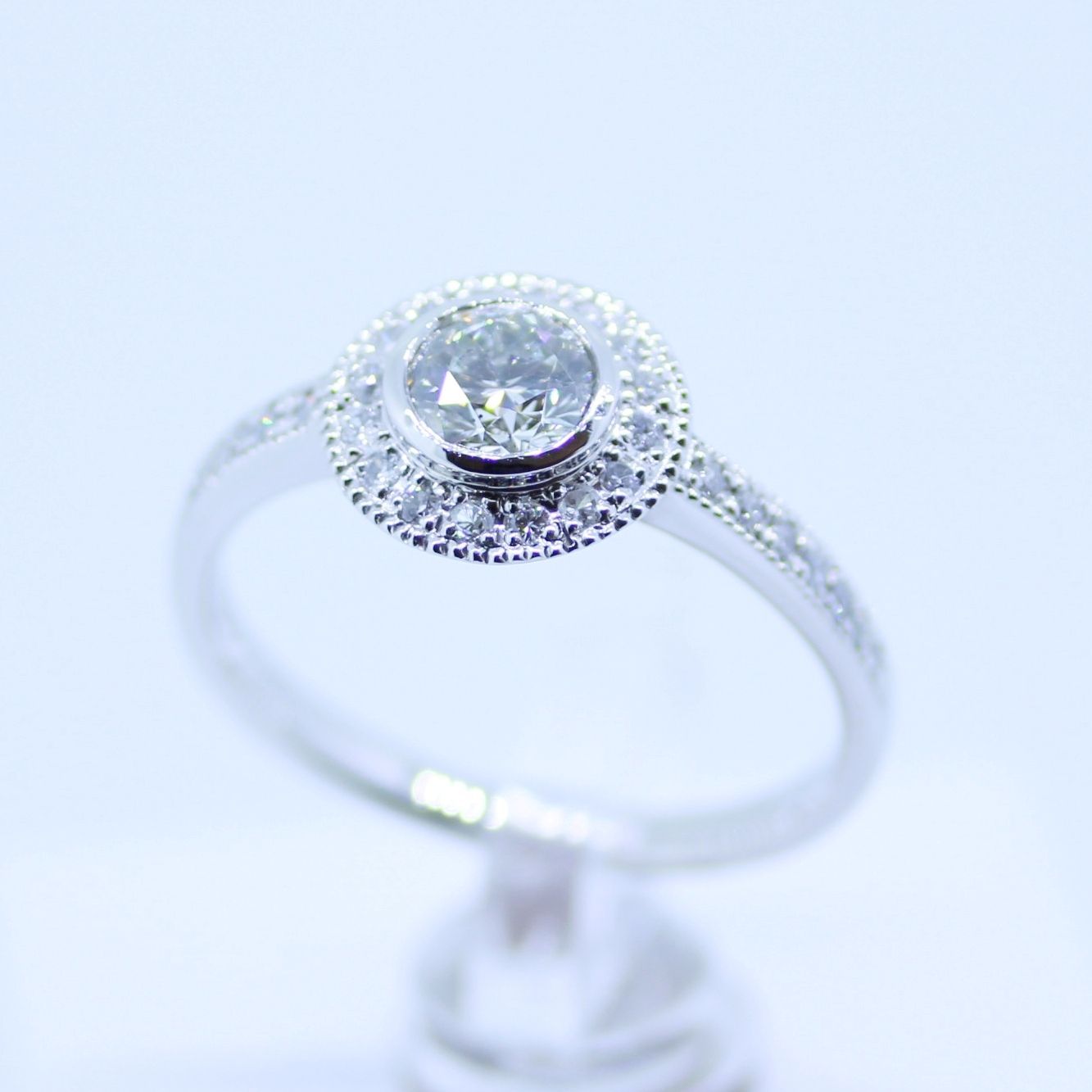 ❤️11号 pt900 プラチナ 0.56ct ダイヤモンド リング 指輪 鑑付