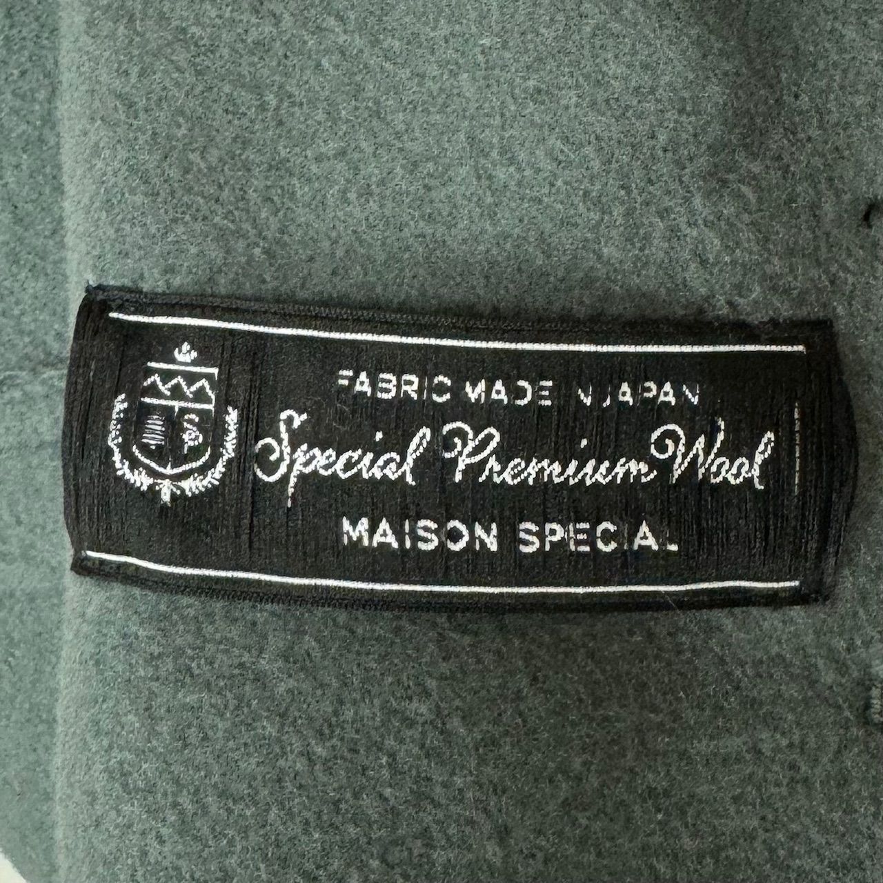 定価37400円 新品 MAISON SPECIAL SUPER140Sウールプライムオーバー 