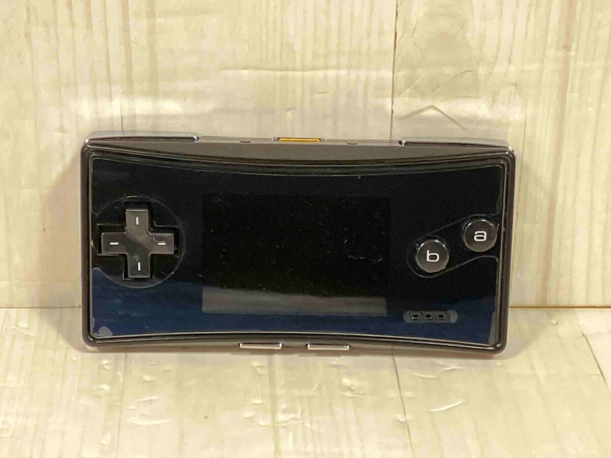 ゲｰムボｰイミクロ ブラック 箱 取扱説明書無し GBA