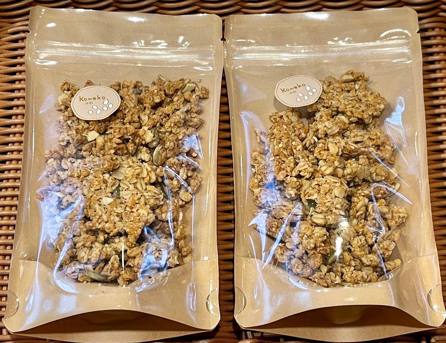 手作り米粉グラノーラ100gx2点 - メルカリ
