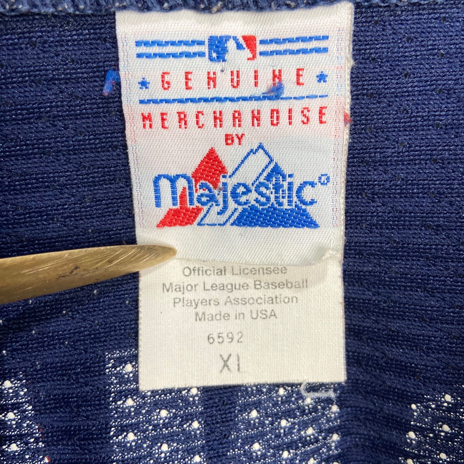 ☆90s☆アトランタブレーブス☆チッパージョーンズ☆マジェスティック