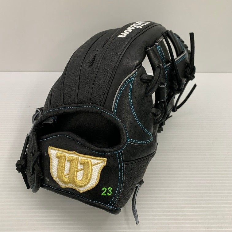 中古品 ウィルソン Wilson 軟式 内野手用グローブ コユニ 1723型  刺繍入り 4258