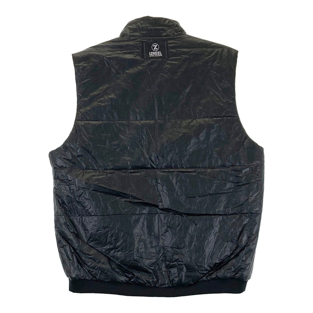 サイズ L IZREEL イズリール 中綿 ジップベスト ブラック系 240101461629 ゴルフウェア メンズ ストスト