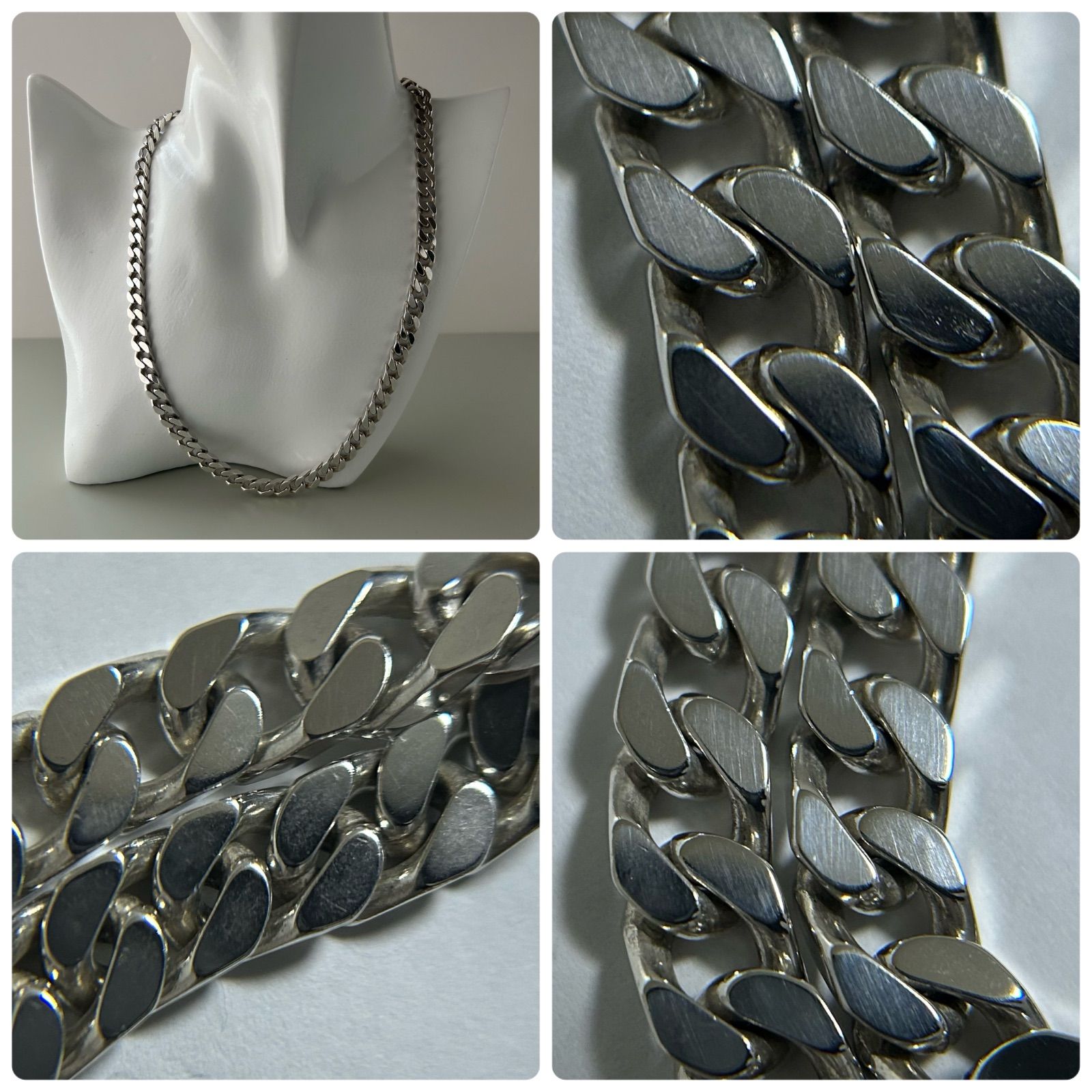 編集中です！様 グッチ 喜平 ネックレス Sterling Silver 925 Flat 