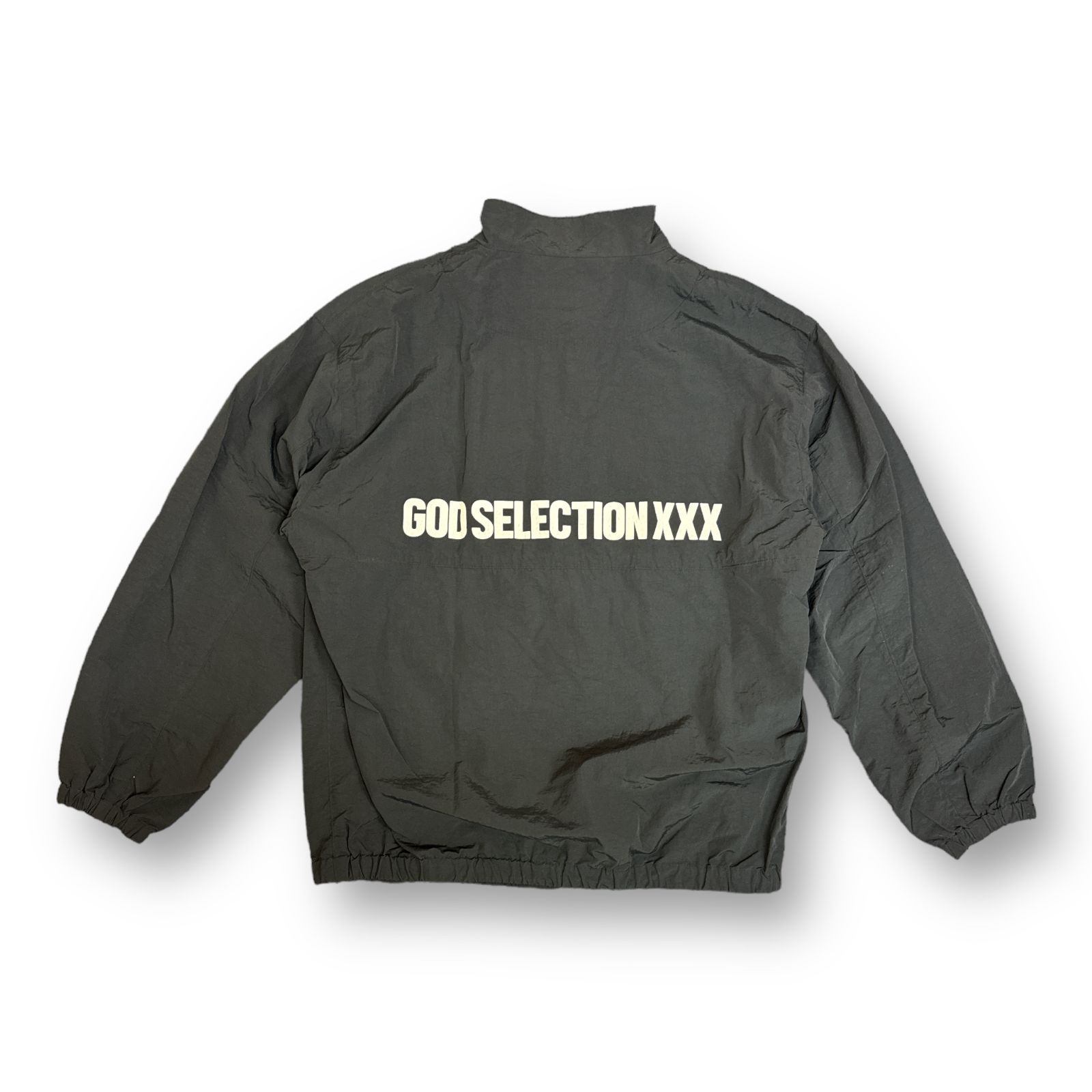 GOD SELECTION XXX トラックジャケット　ブラック　L身幅約61cm