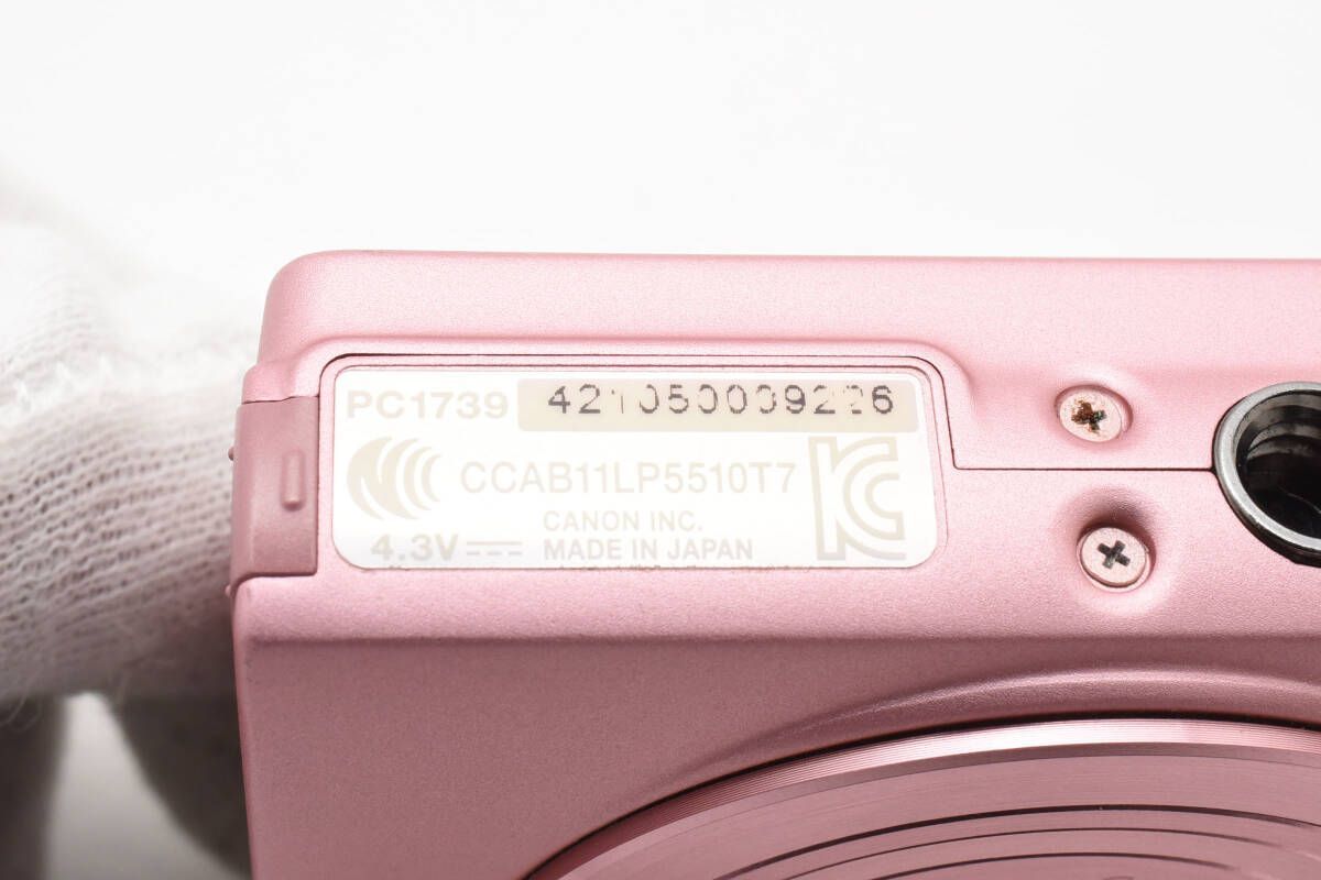 ☆極上品☆ キヤノン Canon PC1739 IXY 420F FULL HD ピンク 純正 