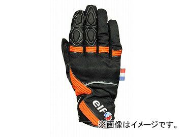 2輪 エルフ ウインターグローブ オレンジ 選べる3サイズ ELG-5286