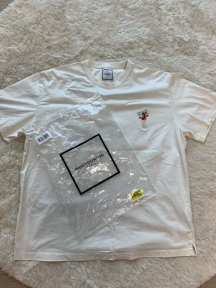 WOOYOUNGMI(ウーヨンミ) ボルケーノ バックロゴ Tシャツ 52 （ 1