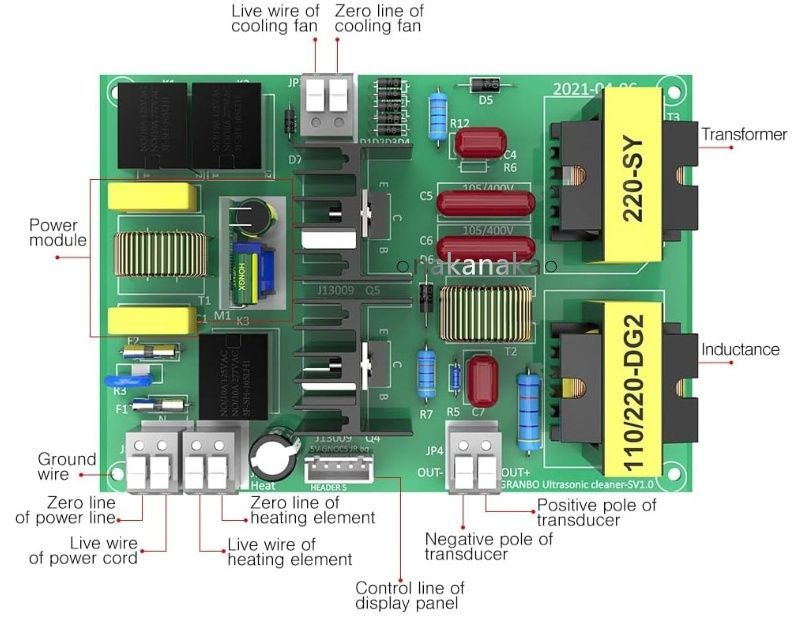 高品質 超音波洗浄器 業務用クリーナー洗浄機 排水ホース付き 10L デジタル ヒーター タイマー付き HRDEVELOPMENT_JP