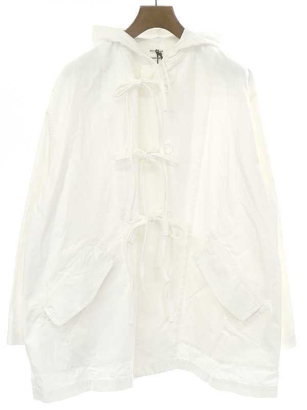 POSTELEGANT ポステレガント 20AW SLUB COTTON POPLIN KNOT SNOW