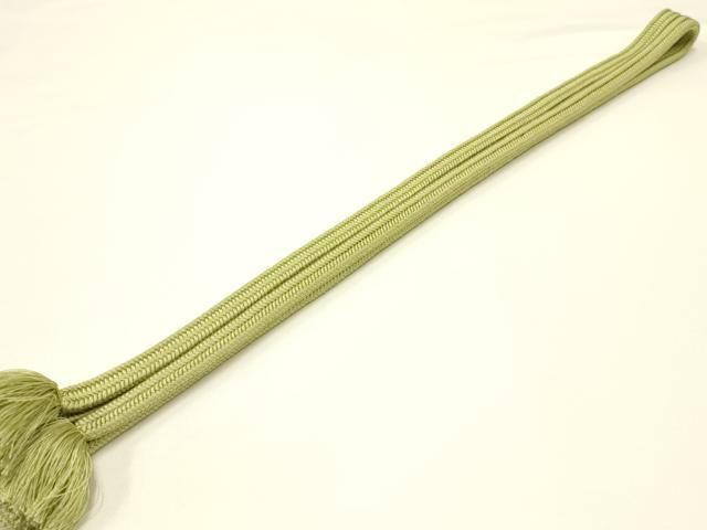 平和屋着物 上 有職組紐道明 帯締め 冠組 抹茶色 宮内庁御用 国立博物館御用 東京芸術大学御用 AABA9911ay