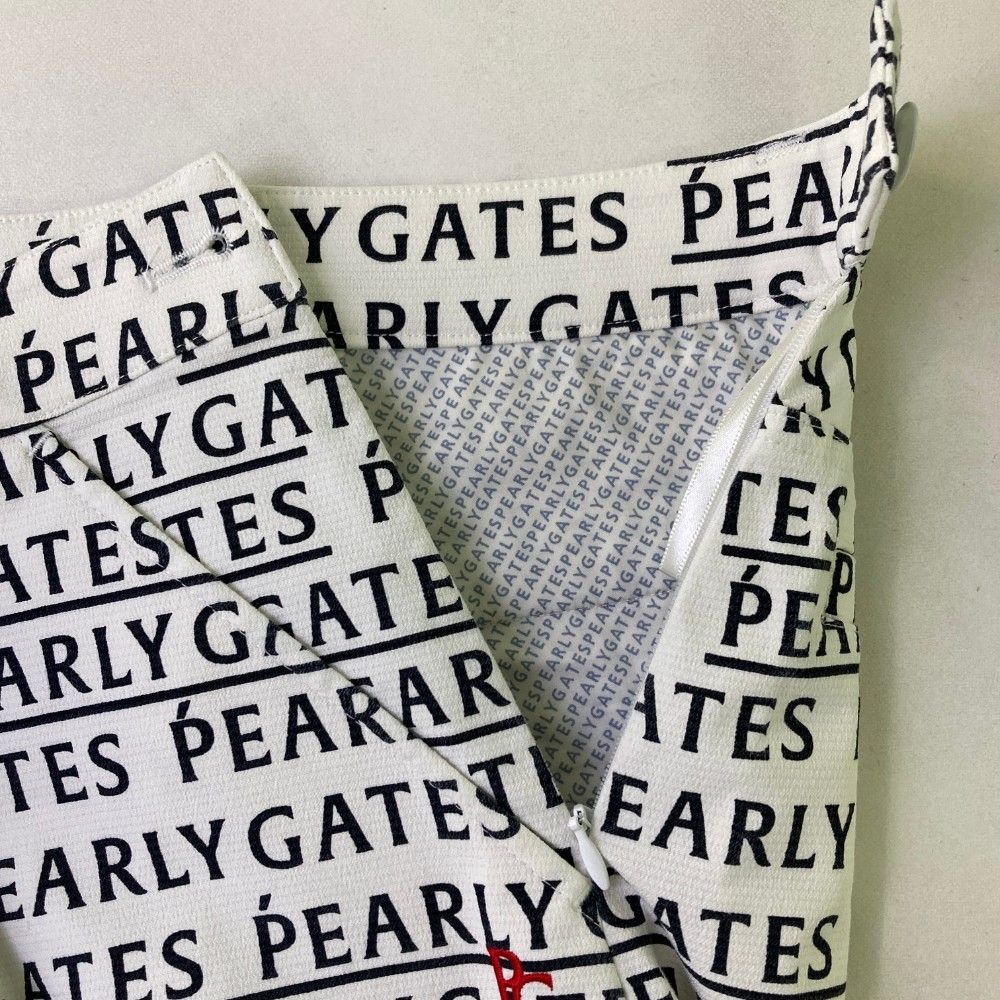 サイズ：0 PEARLY GATES パーリーゲイツ  ストレッチスカート 総柄 ホワイト系 [240101455474] ゴルフウェア レディース ストスト PEARLY GATES パーリーゲイツ 055-1134510 ストレッチスカート