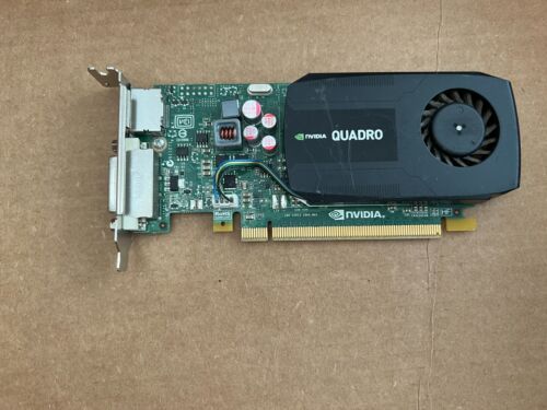NVIDIA QUADRO 600 PCI-E ビデオカード DP DVI 1GB DDR3 グラフィックス ロープロファイル V1-4