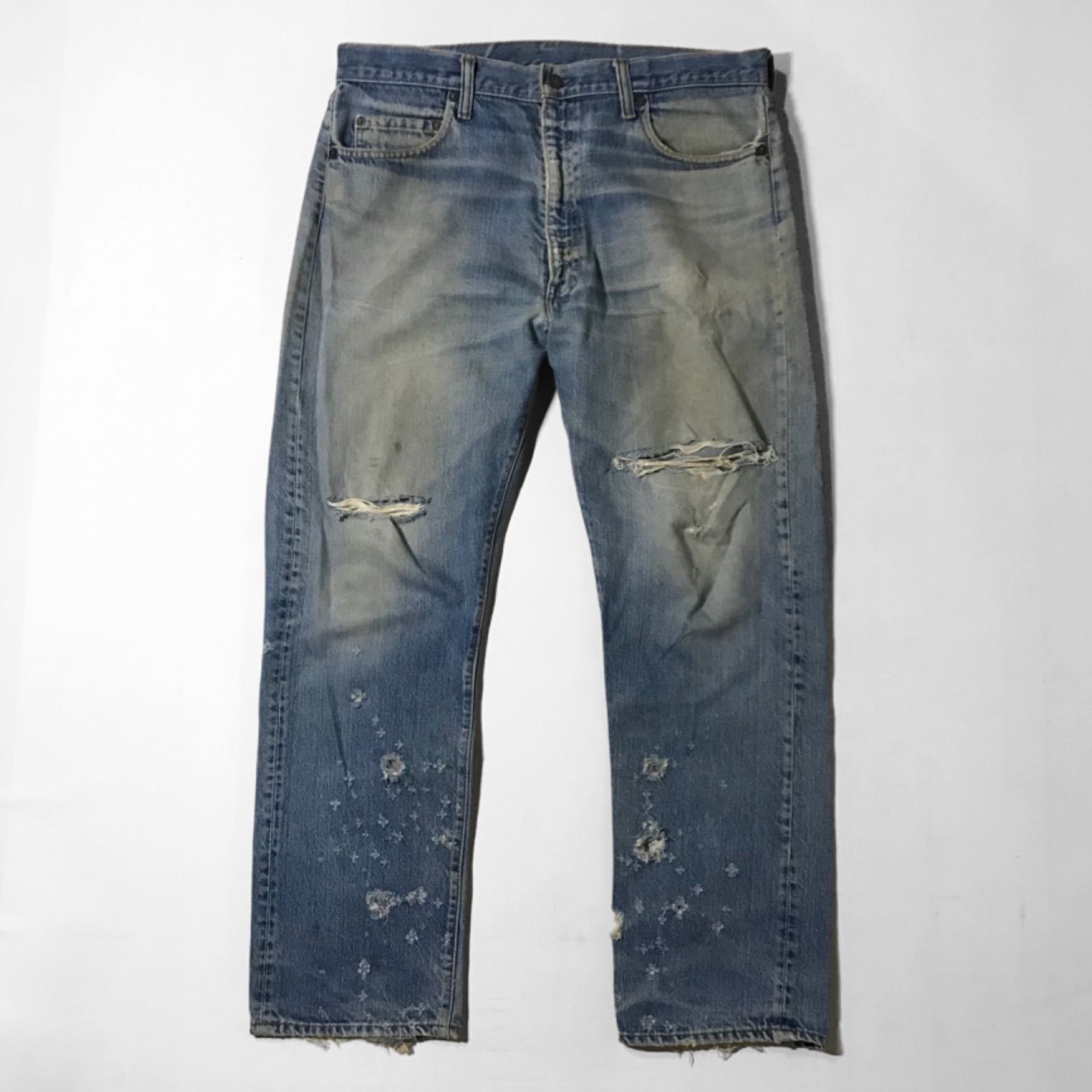 濃紺Levi'sリーバイス 502XXジーンズW33ヴィンテージ復刻