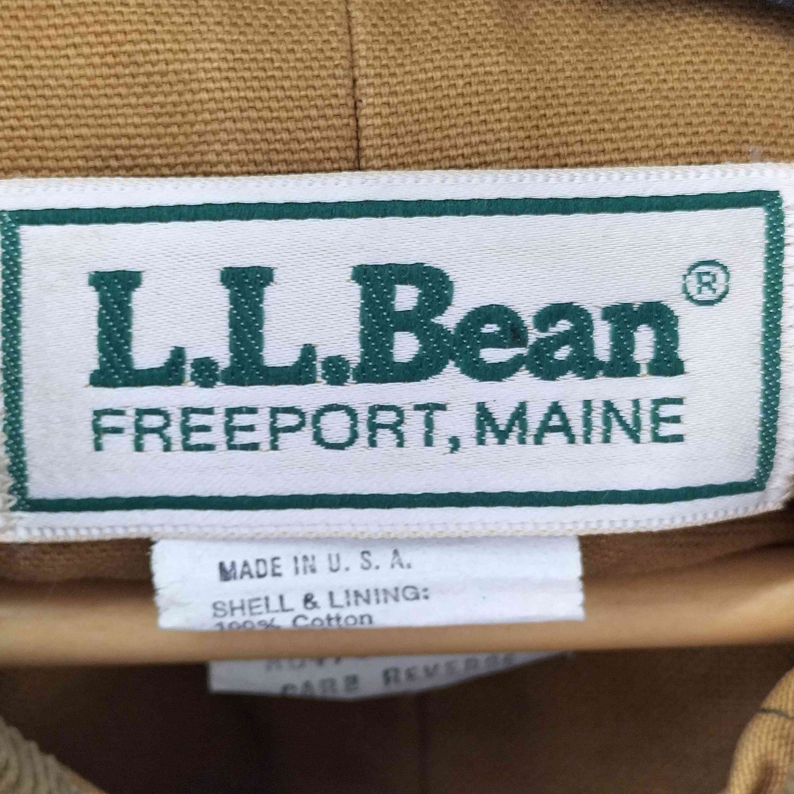 【 abc0002 】 LL Bean 70s 80s ハンティング 70s 70年代 80s 80年代 エルエルビーン コットン ｜ヴィテージ