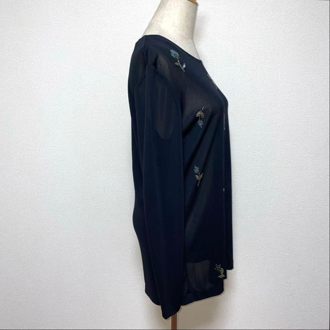 ♥ madame hanai ユキコハナイ ブラック 長袖 チュニック 9A