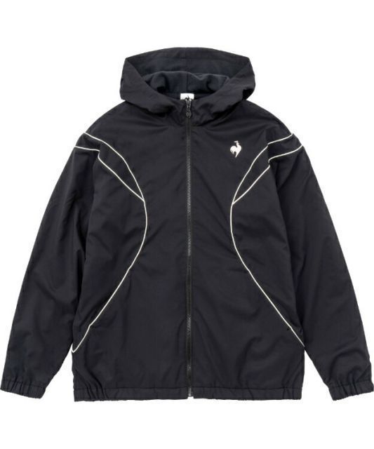 le coq sportif ルコック ＡＩＲ ＴＨＥＲＭＯＴＩＯＮ フルジップジャケット ブラック M QMMWJF30 BK | 衣類 服 ウエア トップス アウター ジャケット 防風 はっ水 ソロテックス 防寒 軽量 保温 フル