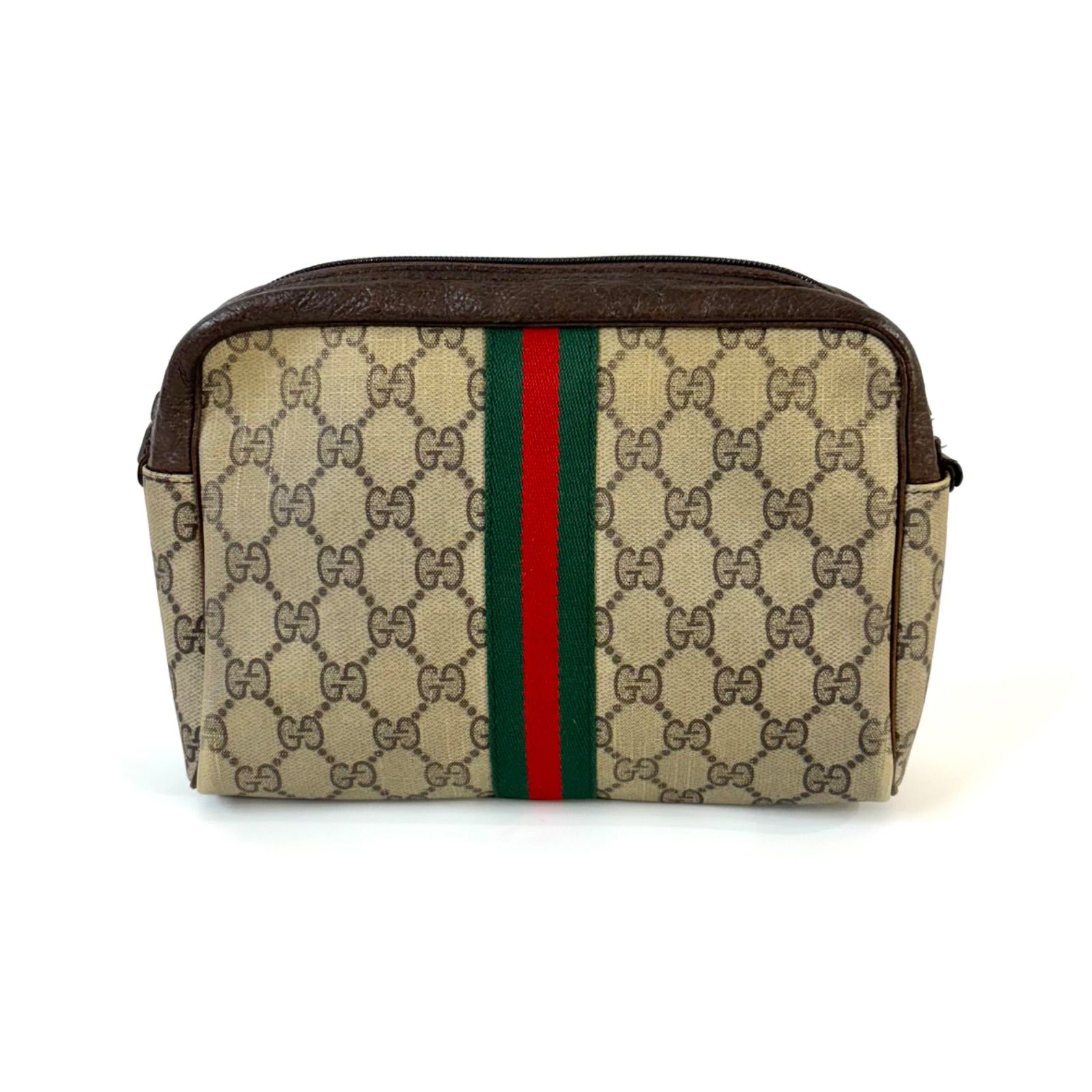 ◼️GUCCI◼️ GG柄 オールドグッチ ポーチ クラッチ セカンドバッグ 