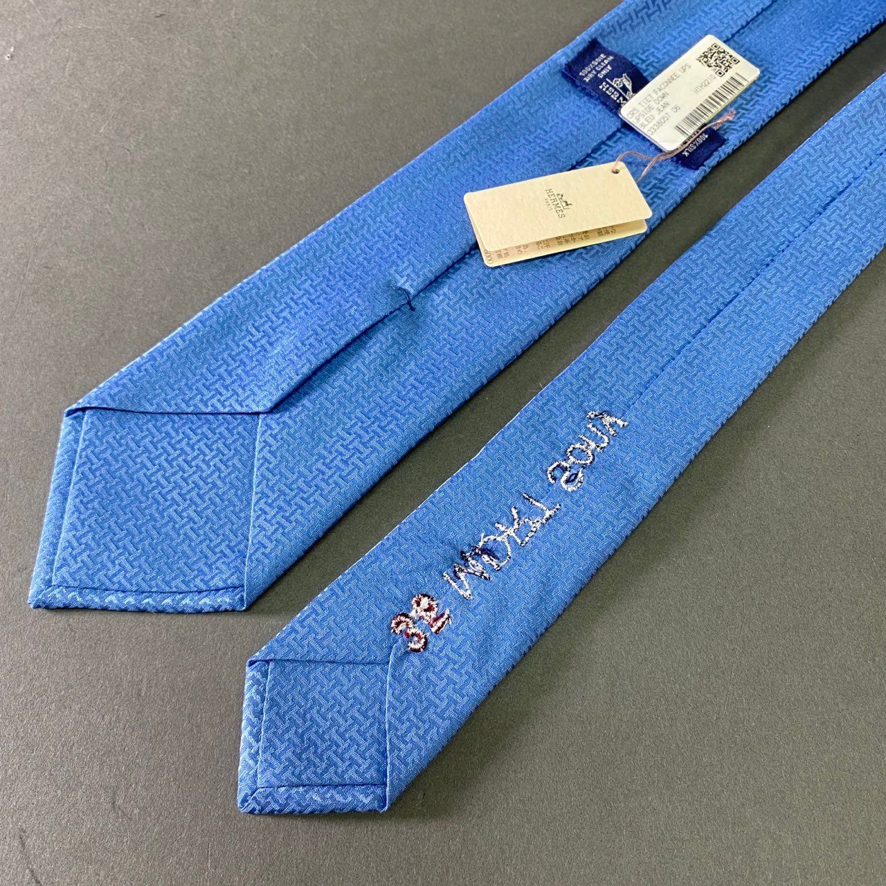 a8 【未使用保管品】 タグ付 HERMES エルメス フランス製 UPSIDE DOWN