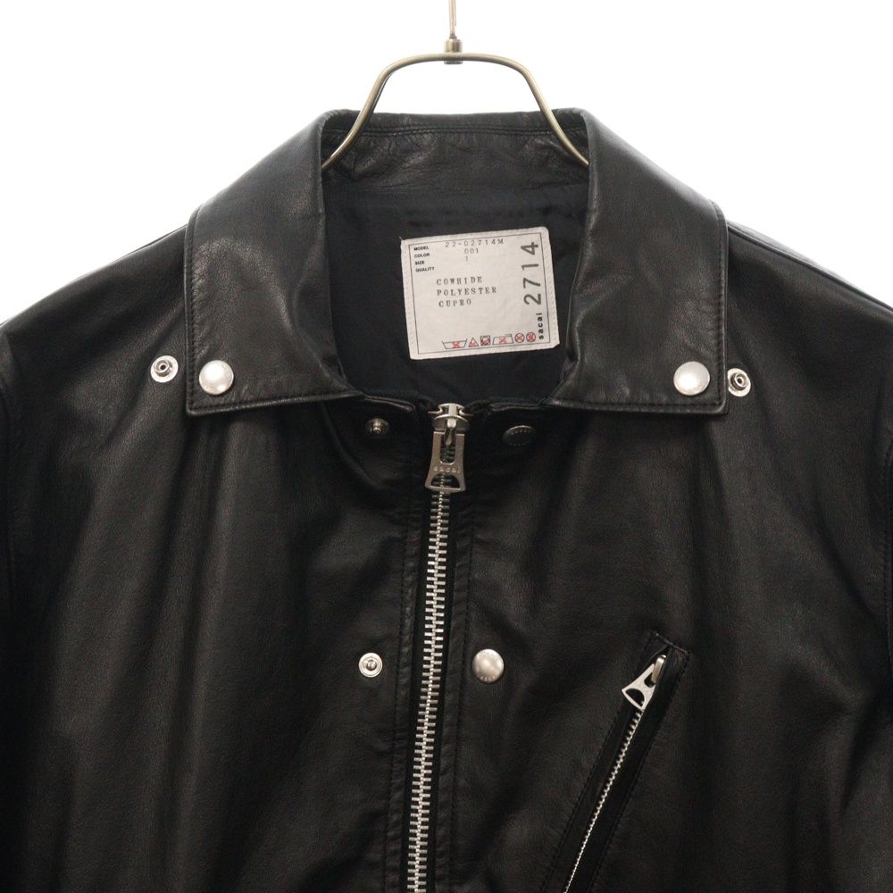 Sacai (サカイ) 22SS カウレザージップアップコーチジャケット