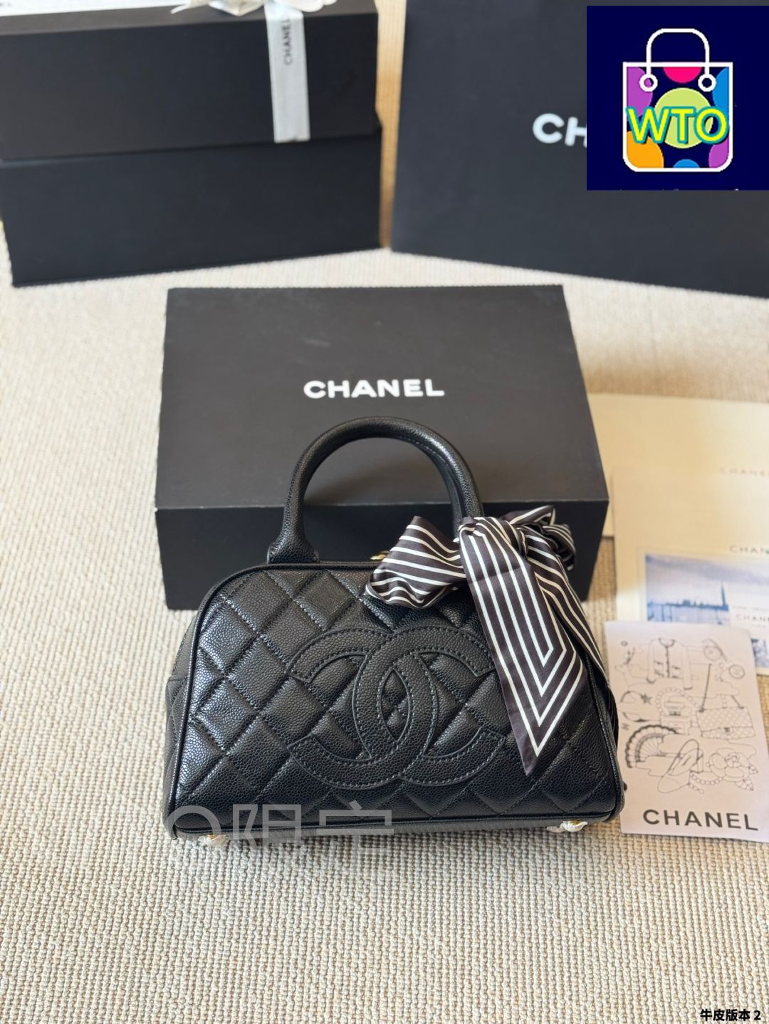  今日 Chanel Bowling Bag Jenny Same Style - シャネル ボウリングバッグ 同スタイル ～レトロカジュアルな デザイン 上海トレンドとピッタリ～ -WTO輸入1 ショルダーバッグ バッグ