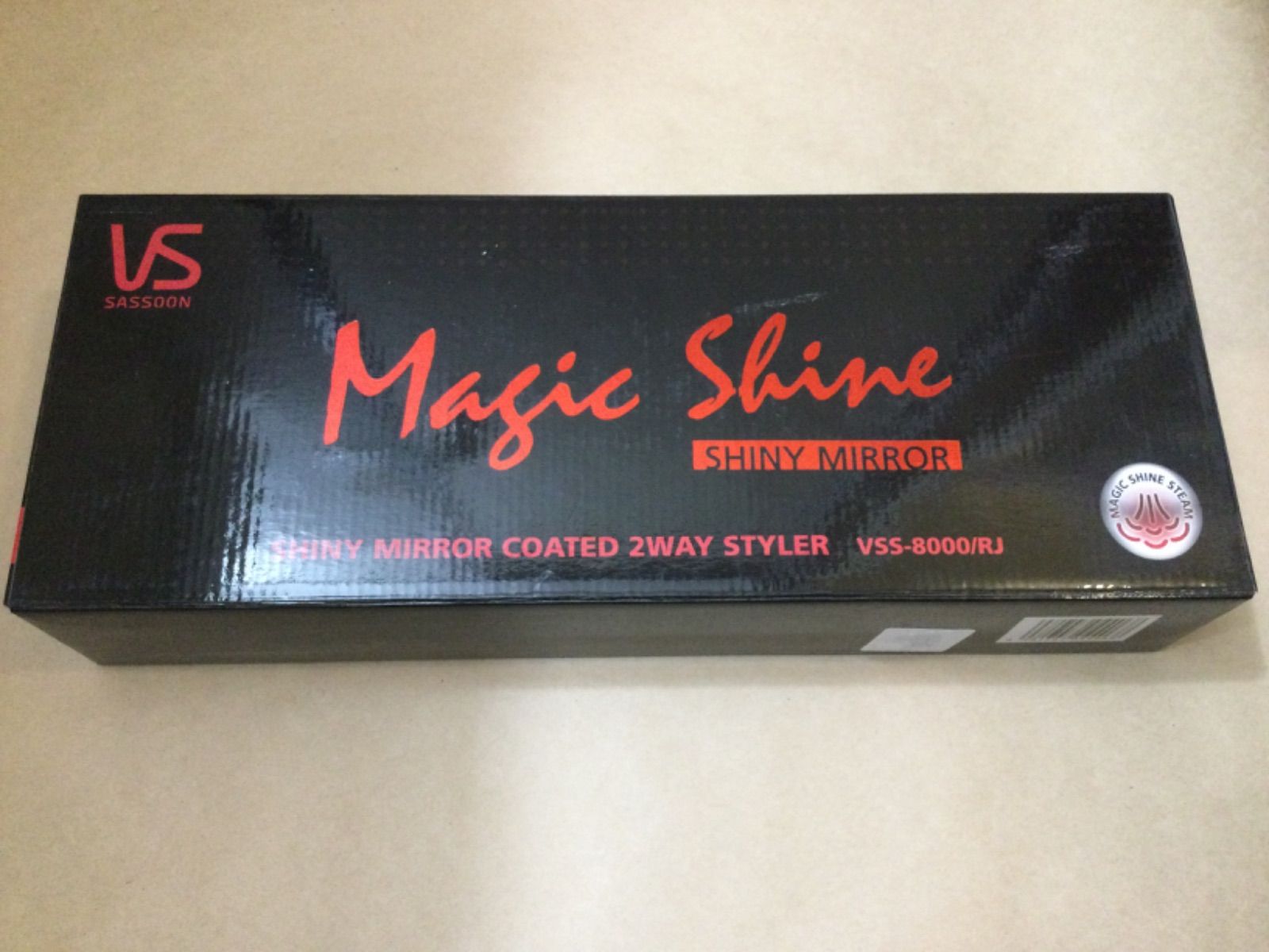 未使用新品 ヴィダルサスーン Magic Shine スチーム2WAYアイロン VSS
