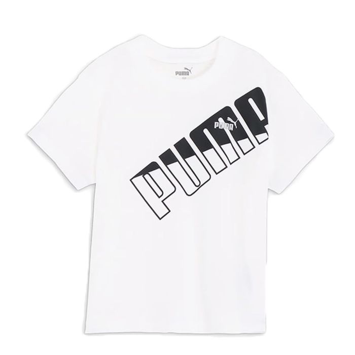 【新品・2営業日で発送】PUMA プーマ PUMA_POWER_MX_SS_Tシャツ (680547) 色 : PUMA_WHITE サイズ : 150 