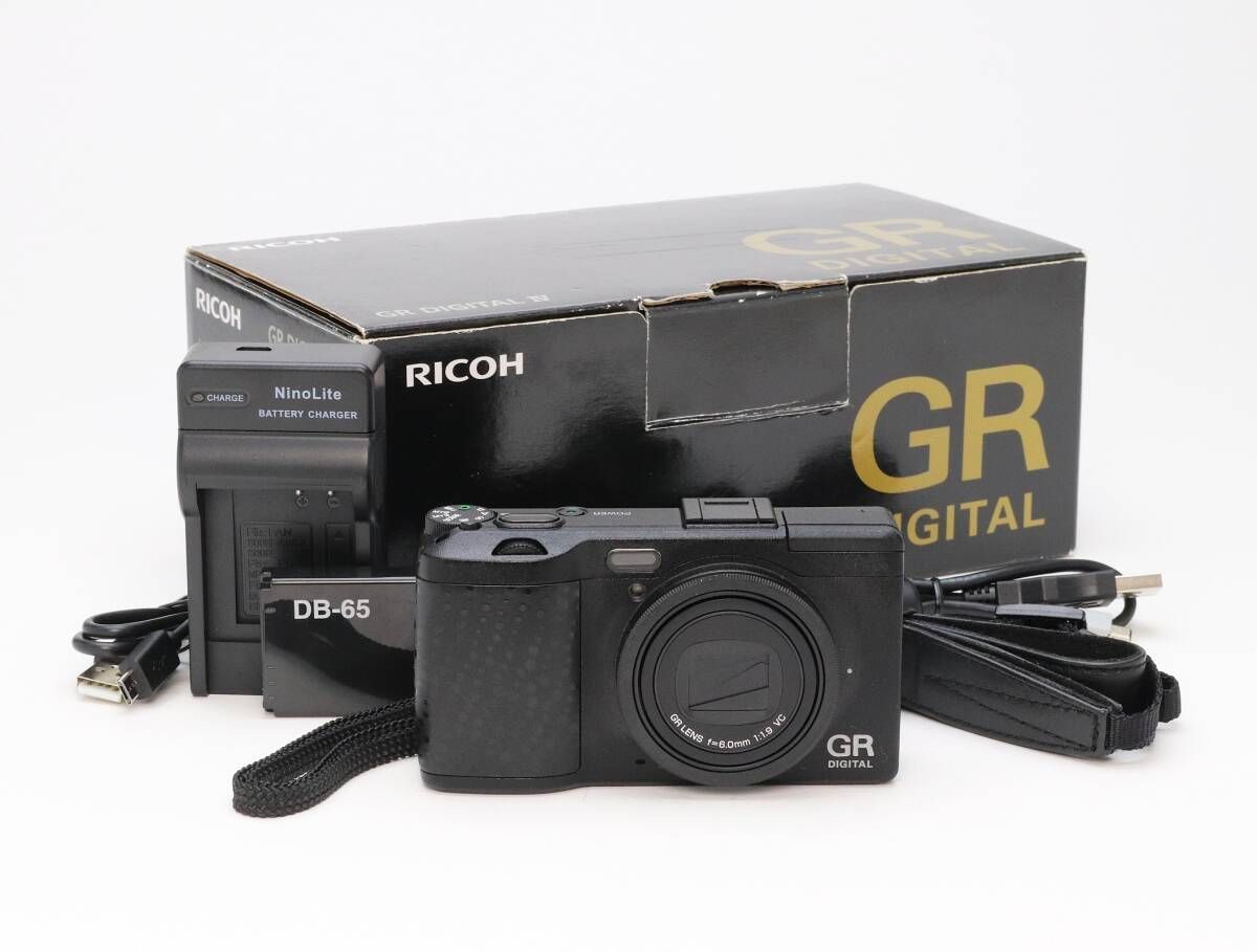 A (美品) RICOH リコー GR DIGITAL IV シャッター数 590枚 初期