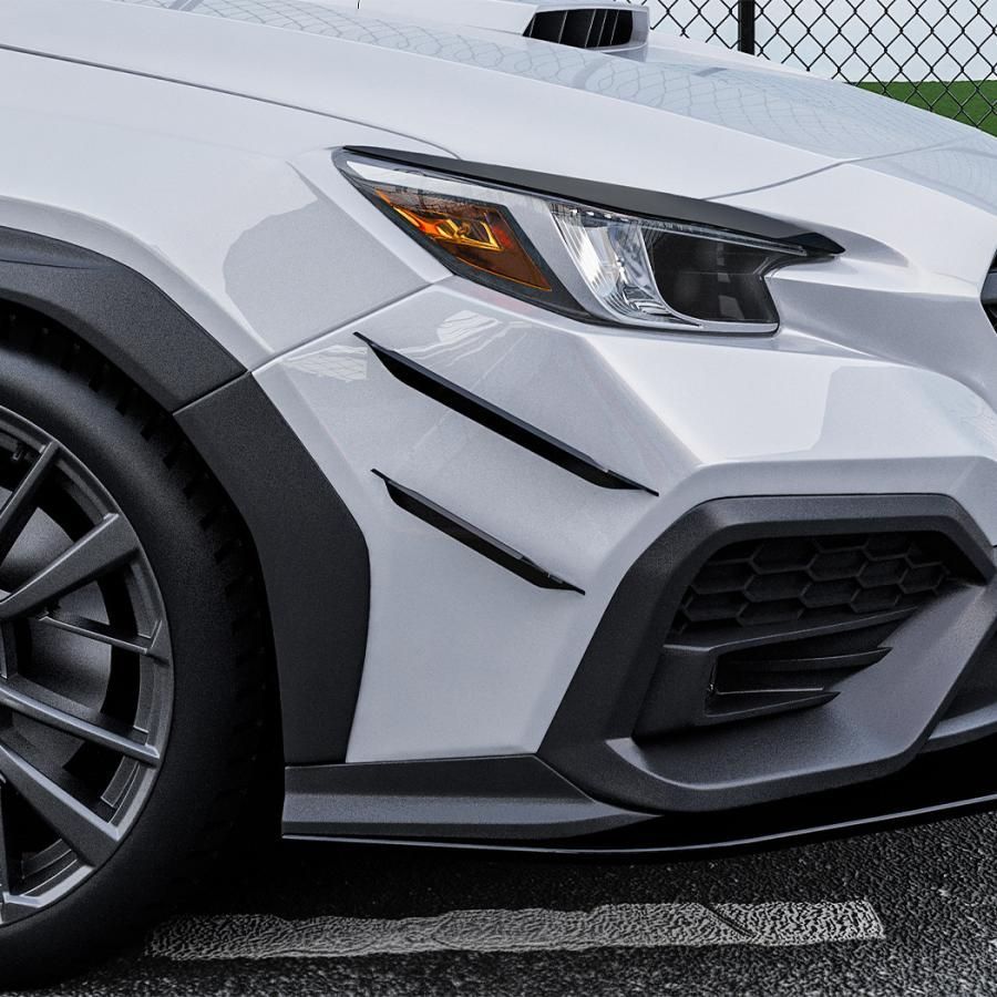スバル WRX S4 VBH STI フロントリップスポイラー バンパーカナード スバル WRX S4 VBH STI フロントリップスポイラー バンパー