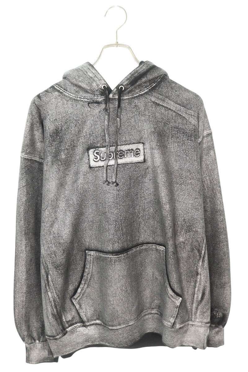 シュプリーム ×エムエムシックス MM6 24SS Foil Box Logo Hooded  