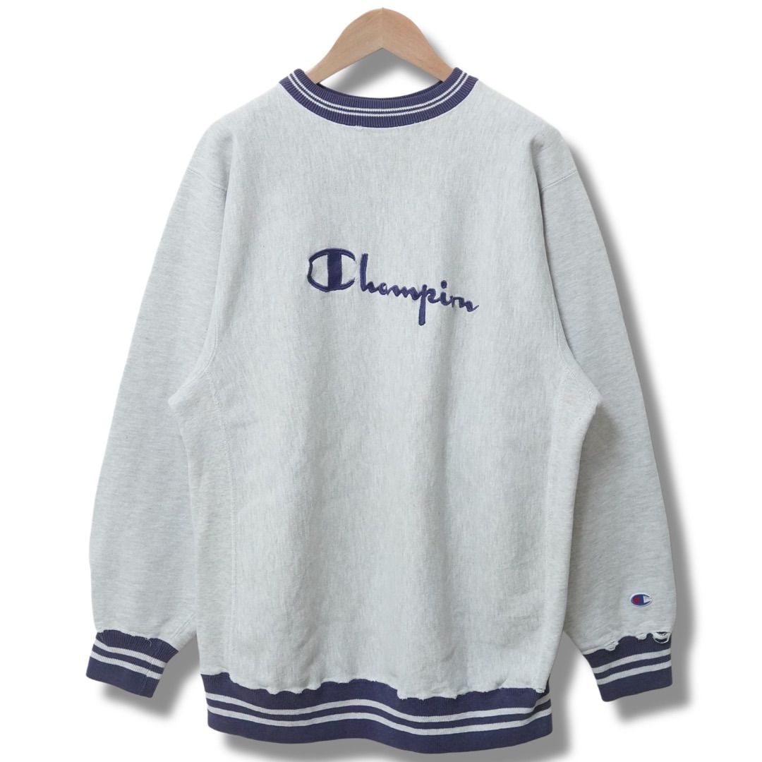 90s USA製 チャンピオン リバースウィーブ XL グレー Champion REVERSE