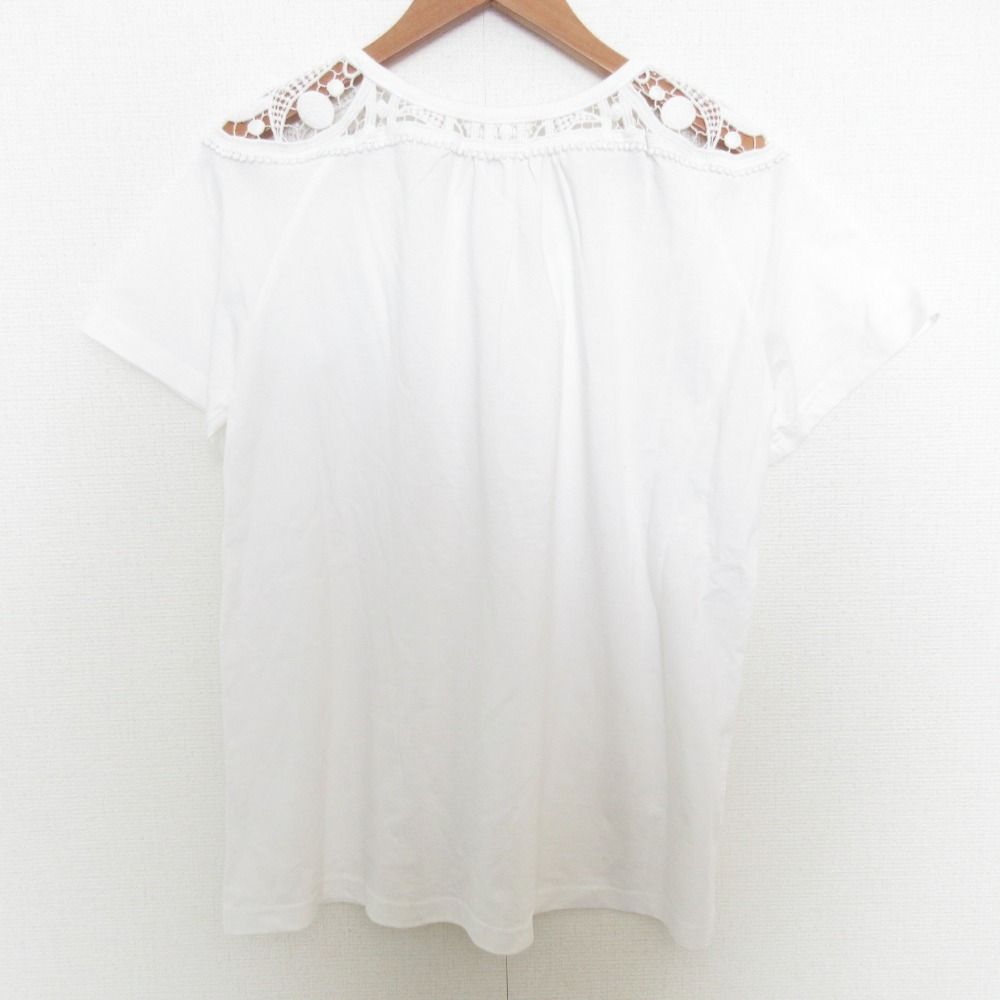 Chloe - 良品 Chloe クロエ クロシェレース ショートスリーブ ドッキングカットソー サイズS ホワイト レディース 古着 中古 USED 良品 Chloe クロエ クロシェレース ショートスリーブ ドッキング