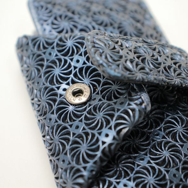 HIROKO HAYASHI 小銭入れ (ネイビー) 極美品 HIROKO HAYASHI ヒロコハヤシ GIRASOLE ジラソーレ 小銭