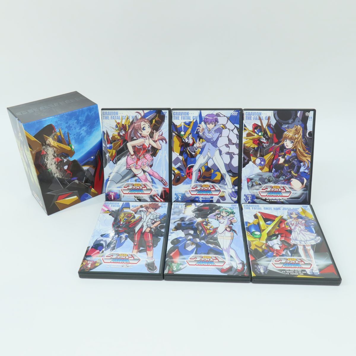 超重神グラヴィオン DVD 6巻セット　フィギュア付き限定版　未開封 Amazon.co.jp: 超重神グラヴィオン DVD 6巻セット フィギュア