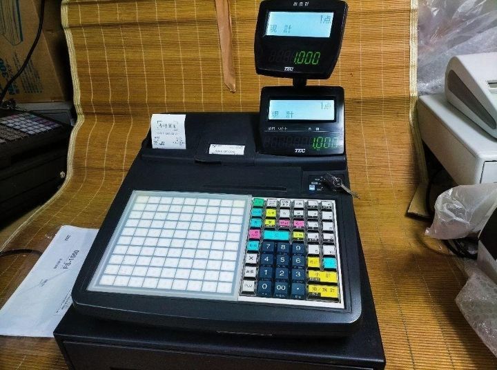 テック　電子レジスター　FS-1550 東芝テック電子レジスター FS-1550