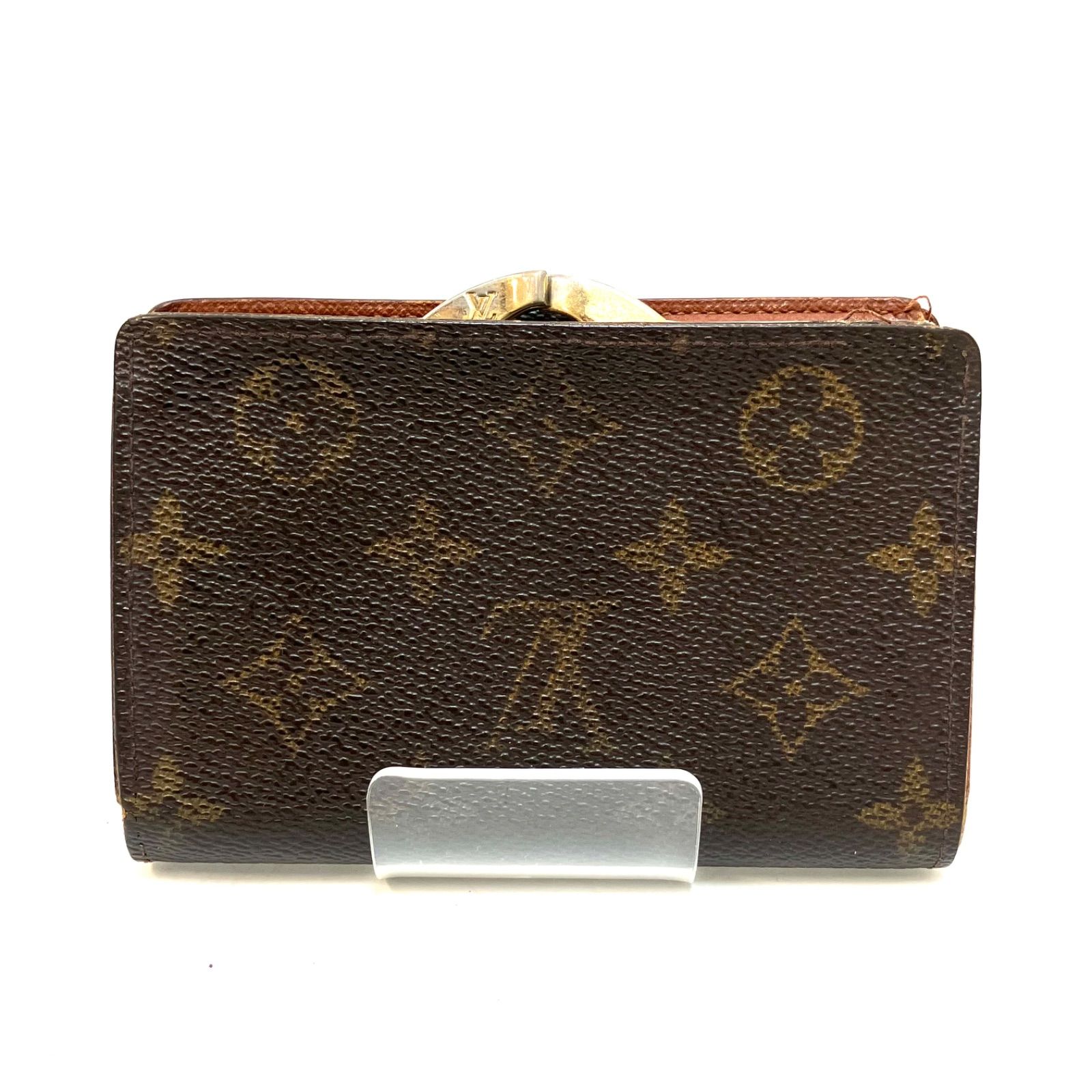 ルイヴィトン モノグラム ヴィエノワ 二つ折り財布 がま口 LOUIS