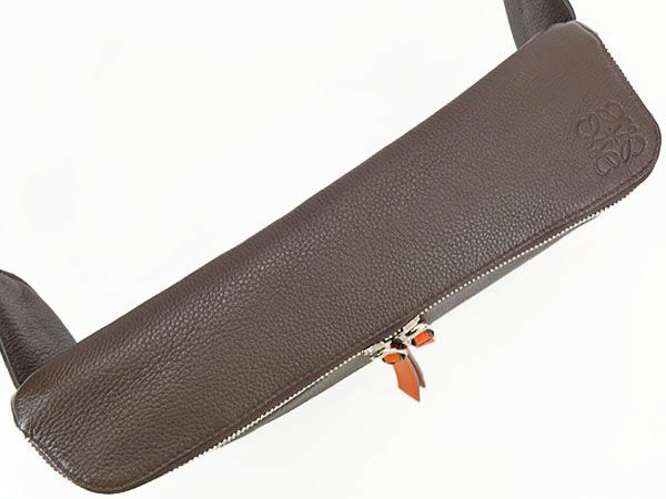 オレンジ カーフレザー