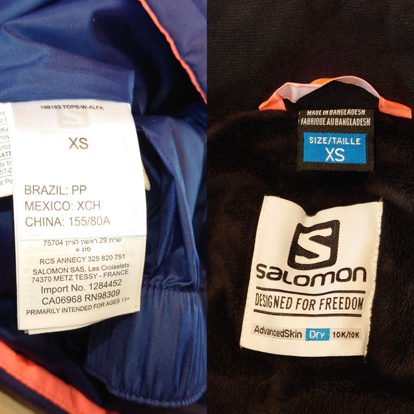 salomon スキーウェア w fantasy jakcket サロモン 未使用新品