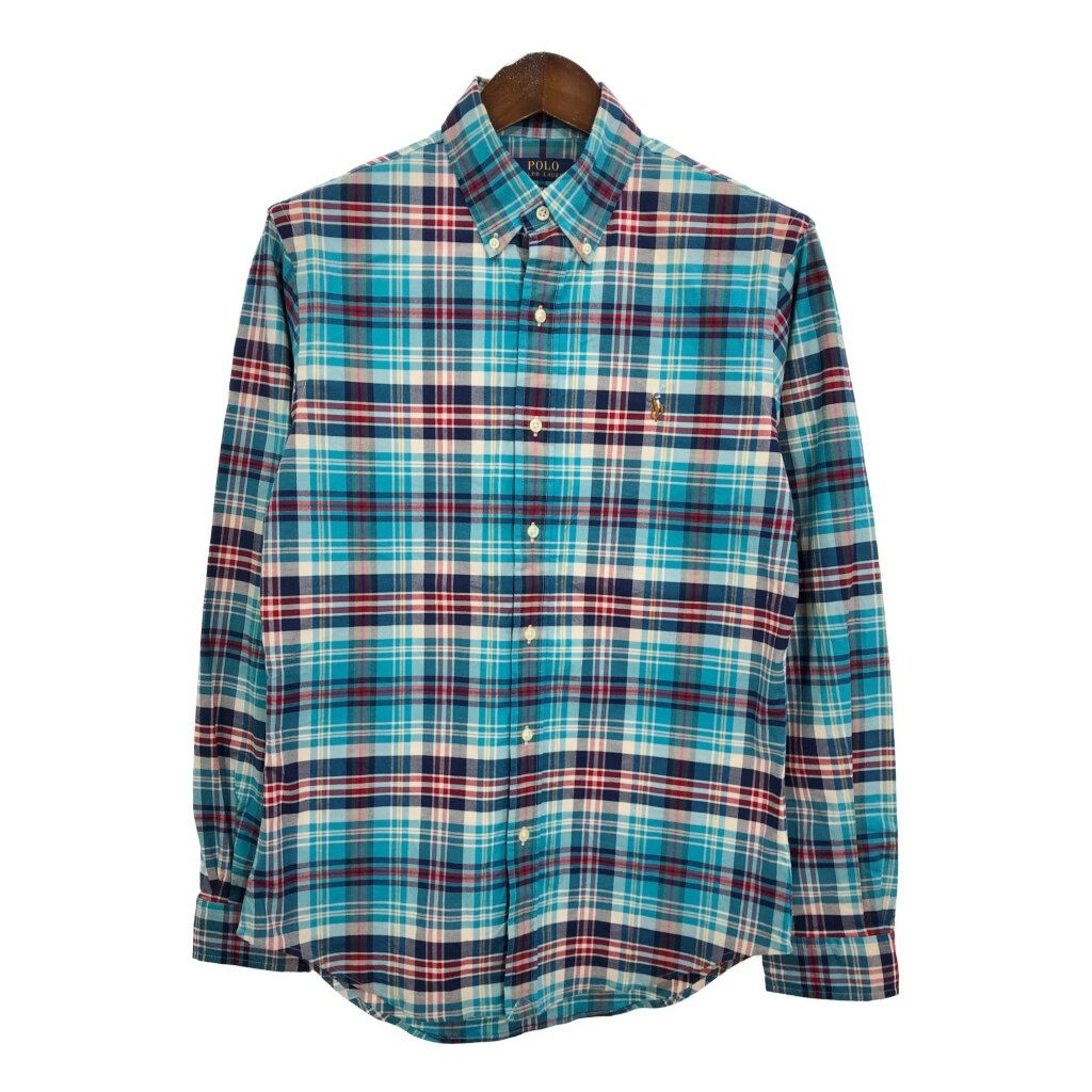 古着 ラルフローレン Ralph Lauren 長袖 ボタンダウンチェックシャツ メンズM相当 /eaa549855 Polo by Ralph Lauren ポロ ラルフローレン ボタンダウン 長袖
