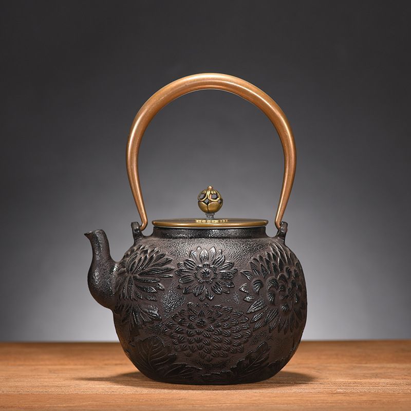 鉄器 急須 伝統工芸 手作り 鉄分補給 鉄瓶　YZS-037 鉄器 急須 伝統工芸 手作り 鉄分補給 鉄瓶 YZS-037