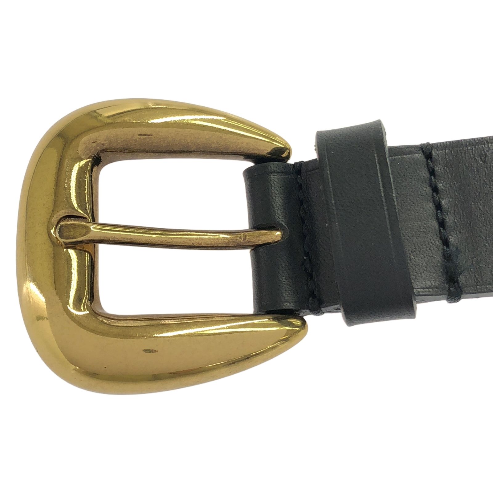 エトロ ETRO ベルト ベルト ブラック レザー ベルト メンズ Used A